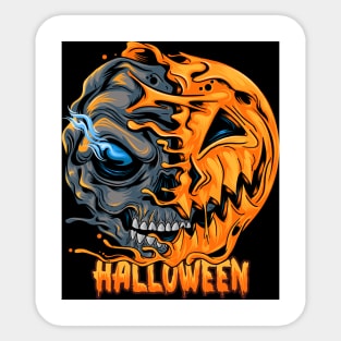 Evil Pumpkin Sticker